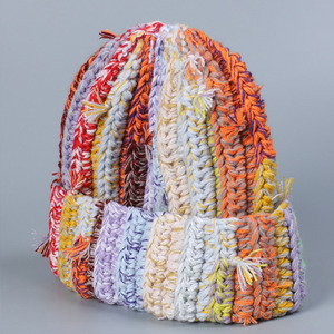 หมวกบีนนี่ไหมพรมถักลายโลโก้แบบกำหนดเองสำหรับฤดูหนาว หมวกบีนนี่เท่ห์ ตลก น่ารัก สำหรับผู้หญิง ผู้ชาย หมวกไหมพรมถักลายหัวกะโหลกอุ่นๆ สำหรับฤดูหนาว - Product Image 4