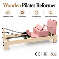 Reformer de Pilates en bois d'érable massif, qualité commerciale, équipement de Pilates en gros, fournitures pour studio de Pilates, commande en gros, CE ISO