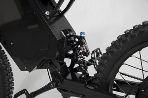 Vélo électrique à pneus gras de 26 pouces avec roue magnétique, vélo électrique Bomber avec batterie cachée pour adultes - Product Image 4