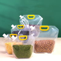 Poches Souples en Plastique de Gros 2,5L 5L 10L avec Bec, pour Savon Liquide, Sacs Imprimables à Poignées