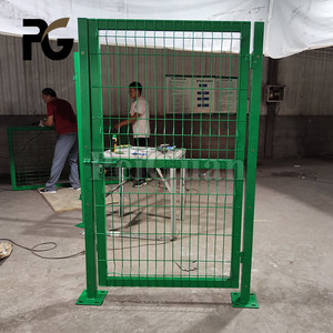 Bán buôn chim lưới hàng rào vườn thú chuồng Vẹt lưới trang trại ranh giới hàng rào 3D cong dây lưới Bảng điều chỉnh hàng rào lưới - Product Image 4