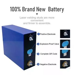 GEB baterai fe-li awet baterai sel kualitas A 3.2V 280ah LiFePO4 baterai untuk Kereta Golf - Product Image 2