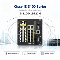 Commutateur réseau industriel IE-3100-18T2C-C-E, équipé de 18 ports Ethernet Gigabit, commutateur Internet IE