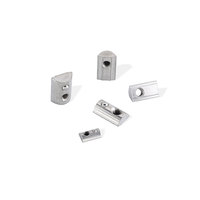 Tuerca en T de Acero Inoxidable con Rodillo de Bolas y Hoja de Resorte para Perfil de Extrusión de Aluminio Serie 40