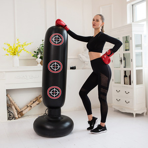 Mori Yuho - Pilar de Boxeo Inflable de 160 cm, Saco de Arena para Fitness, Moldeación Corporal, Artes Marciales y Defensa Personal - Product Image 2