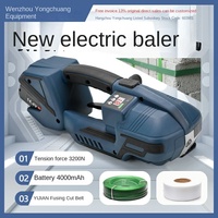 Yongchuang V2 Portable alimentaire cercleuse automatique moteur électrique PP/PET matériel thermofusible stockage 220V 1 an de garantie