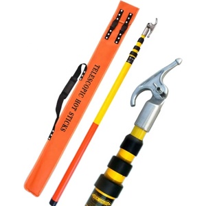 Điện áp cao 10k 35KV 500kv điện cách điện sợi thủy tinh Kính thiên văn Rod cho sét bảo vệ & nối đất - Product Image 1