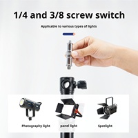 Support de plafond métallique réglable JIXIO pour panneau lumineux LED compatible avec les lampes flash pour la photographie et la vidéo