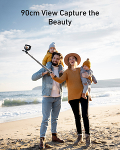 Perche à selfie télescopique TELESIN 90cm / 120cm / 150cm pour <span class=keywords><strong>GoPro</strong></span> / Insta360 / caméra d'action <span class=keywords><strong>DJI</strong></span>, stabilisation de la caméra - Product Image 4