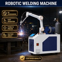 Cobot de Soldadura Ideal para Talleres de Fabricación, Capacitación en un Día, No Requiere Experto en Robótica, Estación de Soldadura Robótica Móvil