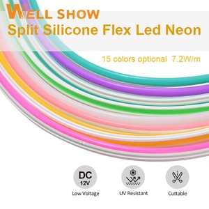 Tùy chỉnh dấu hiệu <span class=keywords><strong>Flex</strong></span> 12V/24V SMD2835 <span class=keywords><strong>IP65</strong></span> đánh giá Dimmable <span class=keywords><strong>LED</strong></span> <span class=keywords><strong>Strip</strong></span> ánh sáng đa màu sắc chia Neon Silicone dải - Product Image 2
