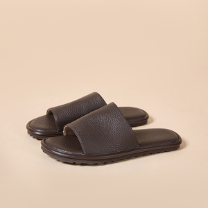 <span class=keywords><strong>Ciabatte</strong></span> in <span class=keywords><strong>Pelle</strong></span> da <span class=keywords><strong>Uomo</strong></span> Personalizzabili di Alta Qualità 2026, Nuove, con Suola Morbida, Punta Aperta, per <span class=keywords><strong>Casa</strong></span>, Tempo Libero e Spiaggia, per Uso Quotidiano - Product Image 1