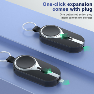 Nuevo Mini Cargador Portátil de 3000 mAh, Banco de Energía de Emergencia con Llavero, Banco de Energía con Llavero para Teléfono Móvil, Carga Inalámbrica para <span class=keywords><strong>iWatch</strong></span> - Product Image 3