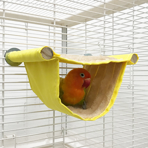 <span class=keywords><strong>Hamster</strong></span> Nest Hoge Kwaliteit Winter Warm Vogel Nest Bed Hangende Hangmat Knuggle Hut Papegaai Huis Tent Speelgoed Vogelkooi - Product Image 1