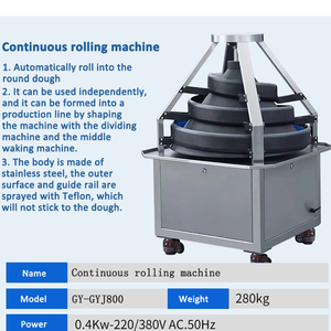 Machine automatique de division et de façonnage de la pâte à <span class=keywords><strong>pain</strong></span> pour hamburgers, machine de pesage et de découpe de la pâte à beignets - Product Image 6