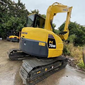 Miniexcavadora hidráulica Komatsu PC78 de 7 toneladas de Japón usada con pocas horas, componentes principales, bomba de engranajes de caja de cambios de motor - Product Image 2