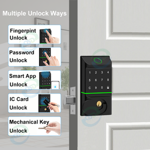 TTLock App kunci pintu Deadbolt pintar, kunci pintar dalam ruangan tanpa kunci tombol <span class=keywords><strong>Digital</strong></span> masuk Tuya App - Product Image 2