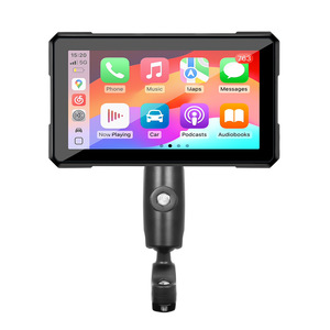Pantalla de Navegación Inalámbrica CarPlay de 5 Pulgadas, Dispositivo de Navegación Impermeable de Alta Definición, Máquina Todo en Uno para Motocicletas - Product Image 2