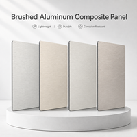 Panneau ACP brossé 4 mm 5 mm 6 mm résistant aux rayures pour devanture de magasin