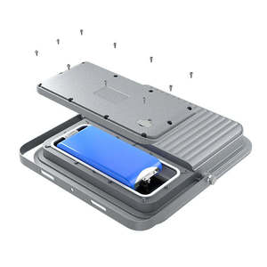 Hotel Partner gris oscuro blanco 60W batería reemplazable Luz de inundación solar con carcasa de aluminio impermeable IP65 garantía de 3 años - Product Image 3