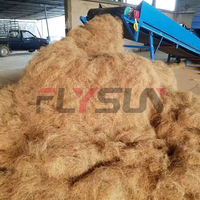 Ligne de production complète pour le traitement des coques de noix de coco, machine de décorticage et de séparation des fibres de coco