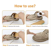 Arbres à chaussures en plastique pour hommes, souteneur de chaussures, accessoires d'entretien de chaussures