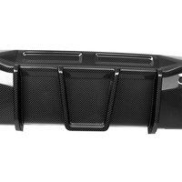 Difusor Trasero de Fibra de Carbono Prepreg de Alta Calidad, Estilo SQ, Juego de 4 Piezas de Repuesto para BMW X6M F96 LCI 2020-2026
