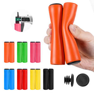 Poignées de guidon de vélo en silicone antidérapantes et étanches à bas prix pour VTT, BMX, cruisers et vélos pour enfants - Product Image 3