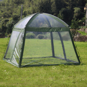 Carpa Deportiva de 10x10 Pies, Carpa Transparente Portátil con Cubierta Superior Extraíble para 6 Personas, Carpa Burbuja Espaciosa para Exteriores, Patio y Aire Libre - Product Image 3