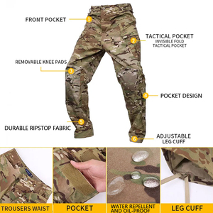 Costume ACU de camouflage uniforme tactique de haute qualité personnalisé à prix bon marché Ensemble ACU camouflage numérique océan Ensemble de vêtements manteau et <span class=keywords><strong>pantalon</strong></span> uniforme ACU OEM - Product Image 6