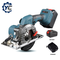 Scie circulaire sans fil à batterie lithium 21V, multi-usages, pour la coupe de pierre, de carrelage et de bois, bricolage industriel