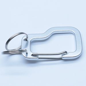 Mousqueton de porte à fil plat avec 2 porte-clés de 2.5mm pour les événements promotionnels et les cadeaux - Product Image 4