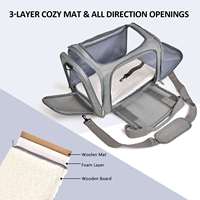 Sac de transport pour chat de haute qualité, durable, extensible et approuvé par les compagnies aériennes, best-seller des sacs de voyage pour animaux de compagnie
