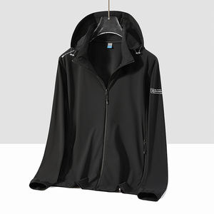 Veste de pêche en soie glacée anti-UV pour hommes et femmes, coupe-vent respirante UPF 50, fine, nouvelle collection été 2025, logo personnalisé - Product Image 2