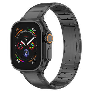 Correa de reloj de liberación rápida de titanio de un enlace para <span class=keywords><strong>Apple</strong></span> <span class=keywords><strong>Watch</strong></span> 10 42mm 46mm diseño deslizante lateral correa de Metal para IWatch Series 9 <span class=keywords><strong>8</strong></span> 7 6 - Product Image 5