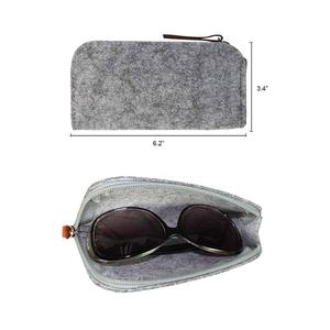 מפואר צבעים הרגיש להחליק ב משקפיים מקרי משקפי שמש & קריאת משקפיים רך הרגיש פאוץ - Product Image 2