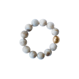 Fashion <b>Beaded</b> <b>Bracelet</b> 316L Stainless Steel PVD <b>Gold</b> Plating Sustainable Resistant Jewelry Accessory - Product Image 2