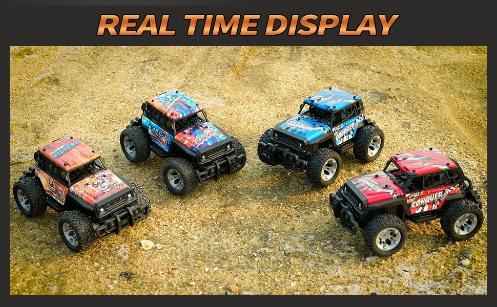 JJRC Q181RCカー1:20ビッグホイール2.4GHz2WDRCモンスタートラック