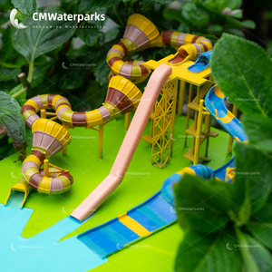 Produits commerciaux de <span class=keywords><strong>parc</strong></span> d'attractions de glissière d'eau de fibre de verre modè<span class=keywords><strong>le</strong></span> de l'équipement 3D de <span class=keywords><strong>parc</strong></span> <span class=keywords><strong>aquatique</strong></span> pour des adultes - Product Image 5