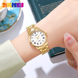 Bracelet en acier inoxydable massif et boîtier en alliage de zinc avec affichage de la date et mouvement à quartz pour une durabilité quotidienne et une étanchéité - Product Image 5