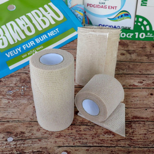 Hot Bán Thú Y không thấm nước đàn hồi băng quấn băng cho vật nuôi tự dính kết dính băng y tế - Product Image 1