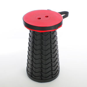 Portable Foldable <b>Plastic</b> Side Stools Telescopic Design Cheap PP <b>Material</b> for Villa Bedroom Warehouse Park Hospital Use - Product Image 1