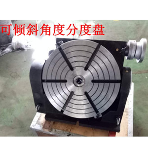 แท่นหมุนแบบมีแกนกลาง Tsk320 Indexing Rotary Table M4 ความแม่นยำ 60 องศา ผลิตจากเหล็กหล่อ ใช้กับเครื่องกัด - Product Image 1