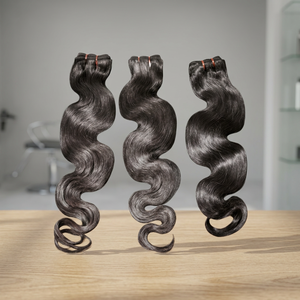 Cabello Humano Virgen Brasileño con Cutícula Alineada, Tipo de Cabello Indio, 20 Pulgadas, Ondulado, Cabello Remy Premium, 100 g, Doble Trama a Máquina, TYAGI - Product Image 2