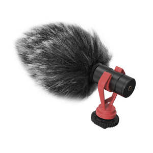 Mamen G3 vidéomic Pro-Kit de Microphone de fusil de chasse et de pare-brise en fourrure Micro-Microphone de fusil de chasse directionnel pour DSLR - Product Image 1