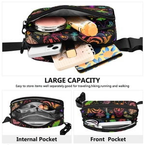 Wholesale Neoprene Waterproof Fitness Fanny Pack <b>Elastic</b> Running <b>Belt</b> Sports Waist Bag Tactical - Product Image 4