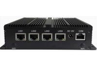 RAM 8GB SSD 128GB Murah 4LAN Tanpa Kipas J4125 Server Firewall Pfsense Linux Mini PC dengan 4 Port Ethernet