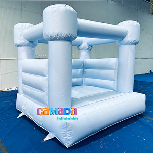 Blow up 8ft Inflatable Bounce House Baby Blue Pink Indoor Outdoor for Toddler 800kg Capacity Easy Setup Ready to Ship - Product Image 3