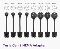Nuevo Adaptador Nema 10-30 de Tesla Motors Gen 2 32A para Conector Inteligente Móvil