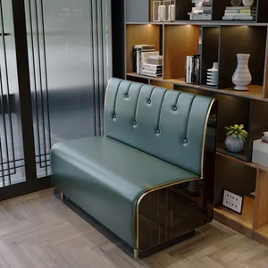 Moderne, Leichte Luxus-Restaurantmöbel, Kartentisch und Stuhl-Set, Maßgefertigte Massivholz-Leder-Möbel für den Haushalt und Gewerbe - Product Image 6